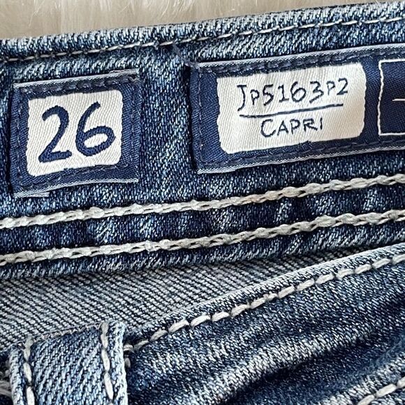 Miss Me Denim Capris JP5163P2 Sz 26 - Picture 5 of 14